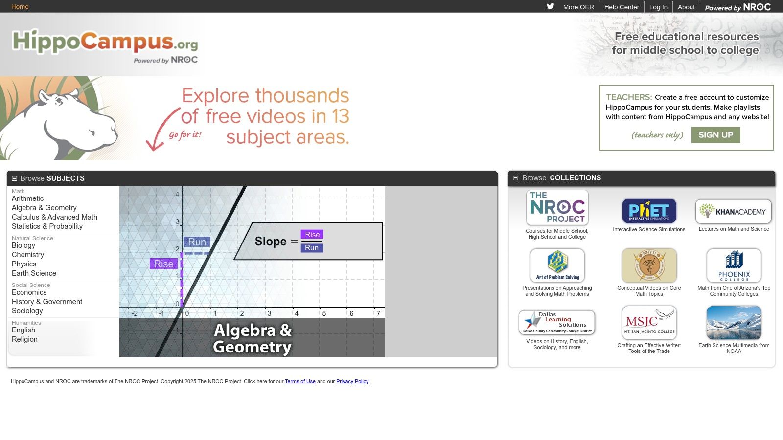 HippoCampus (The NROC Project)