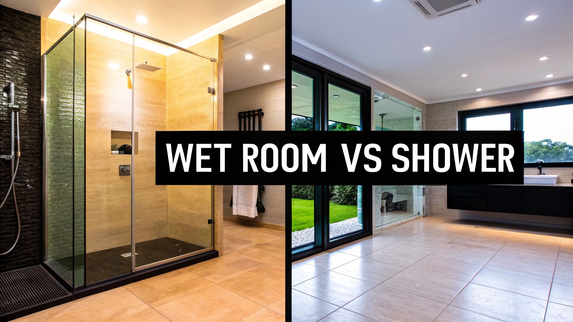 Wet Room Vs Walk In Shower An Eastbourne Homeowner's Guide