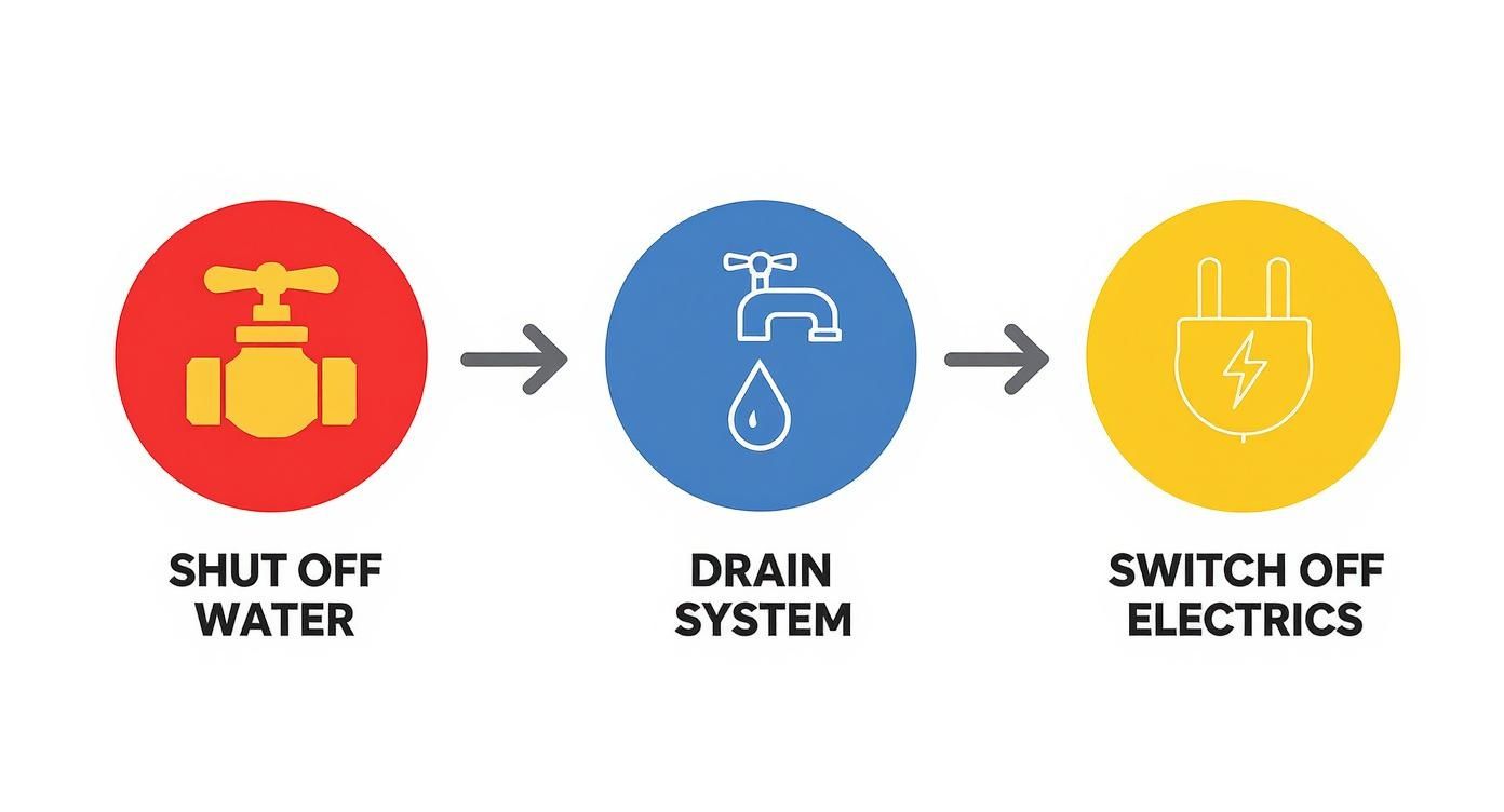 Infographic about burst pipe repairs