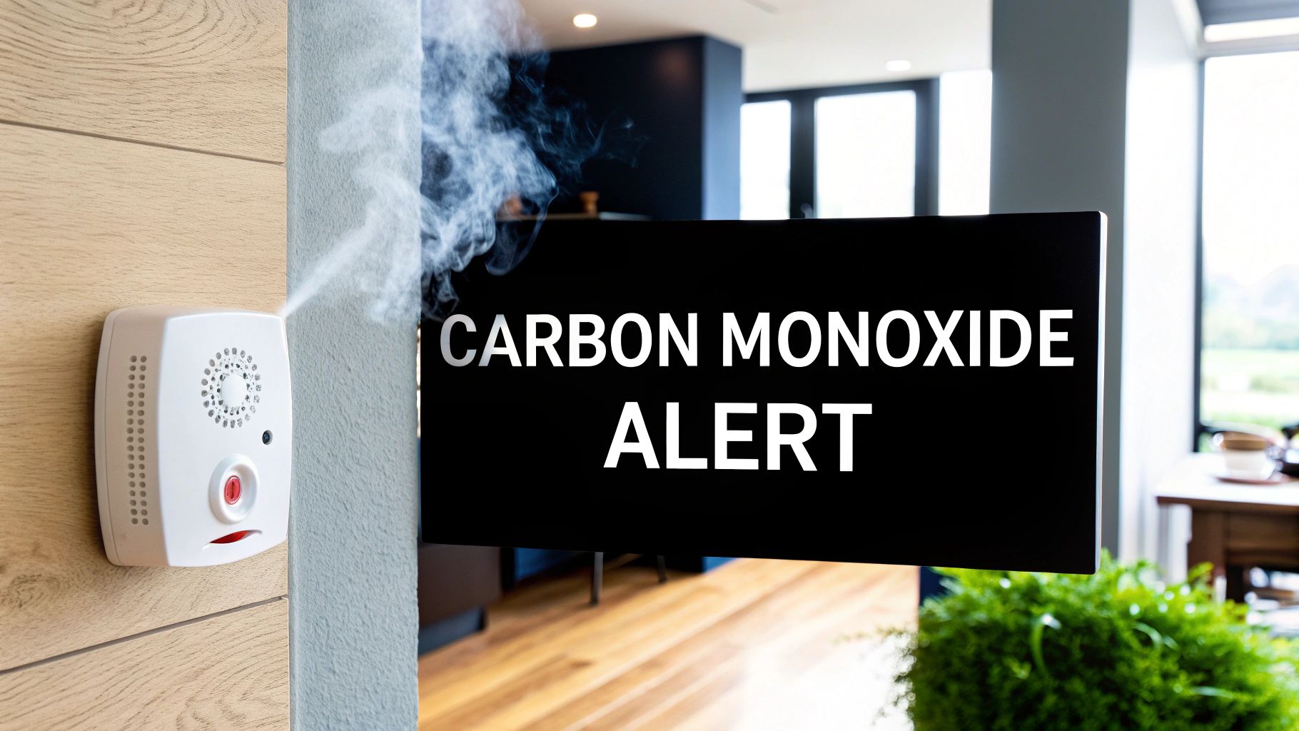 Understand what causes carbon monoxide detectors to go off and how to respond