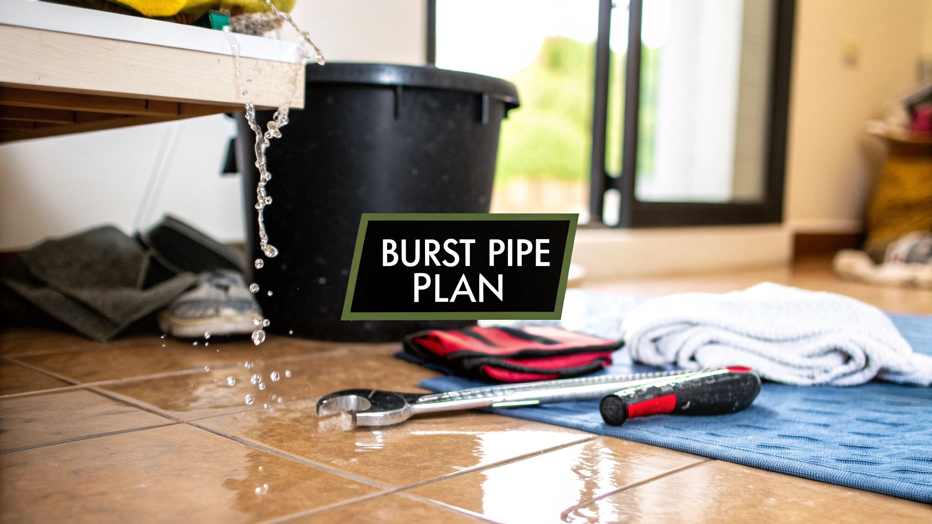 Your Emergency Action Plan for a Burst Pipe House in Eastbourne