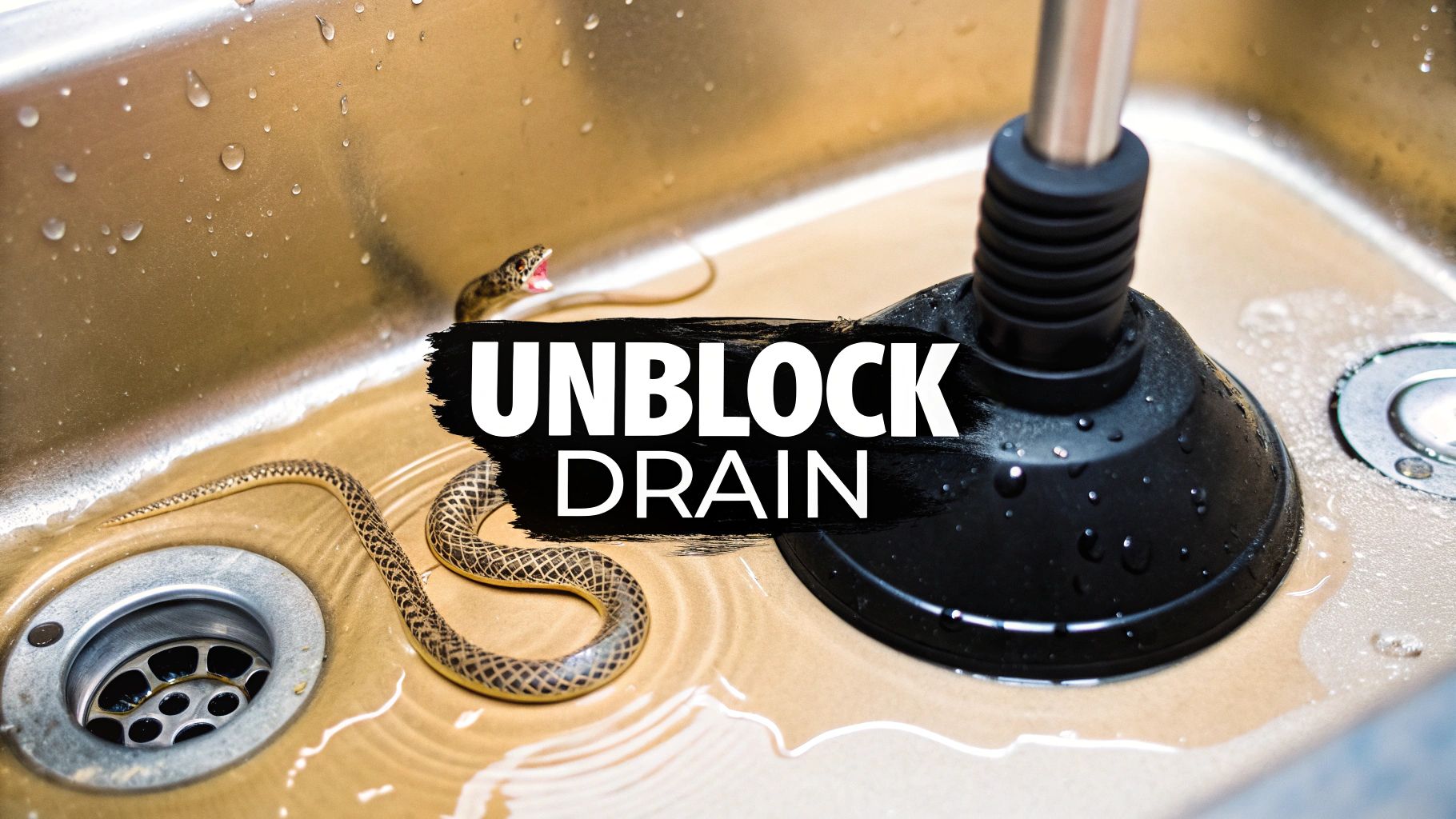 How to Unblock a Drain Pipe A Practical UK Homeowner's Guide