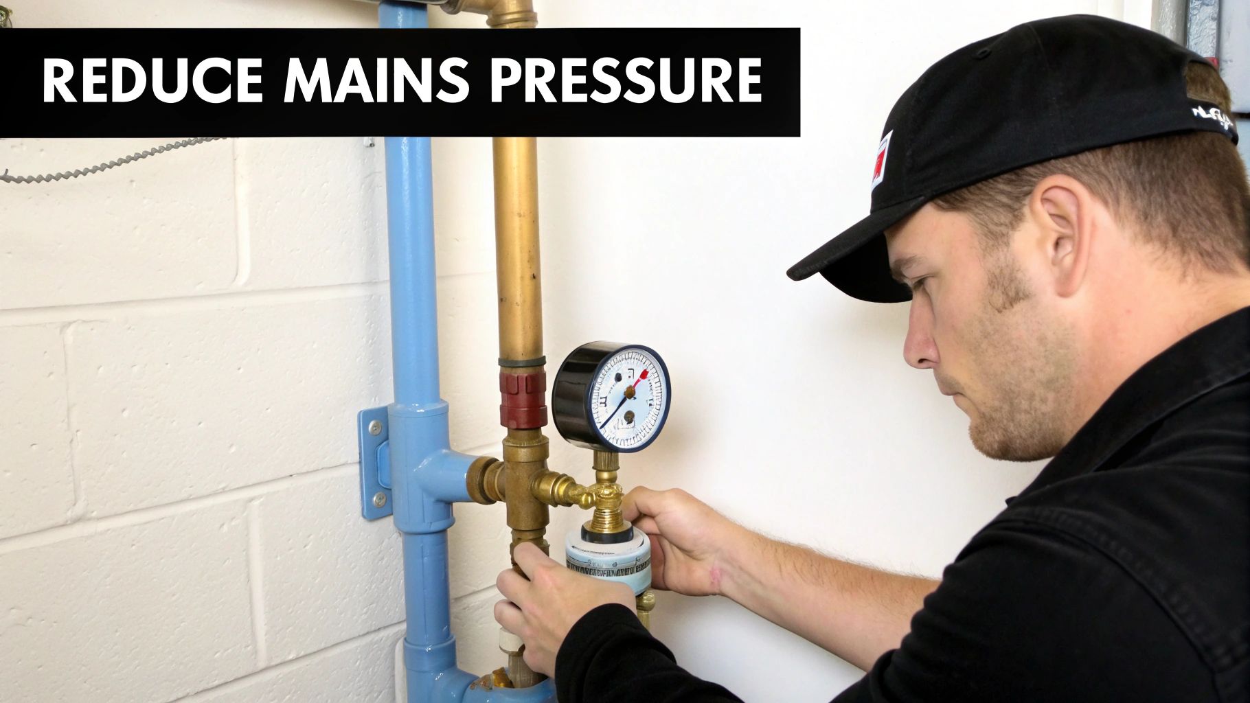 Pressure regulator setup