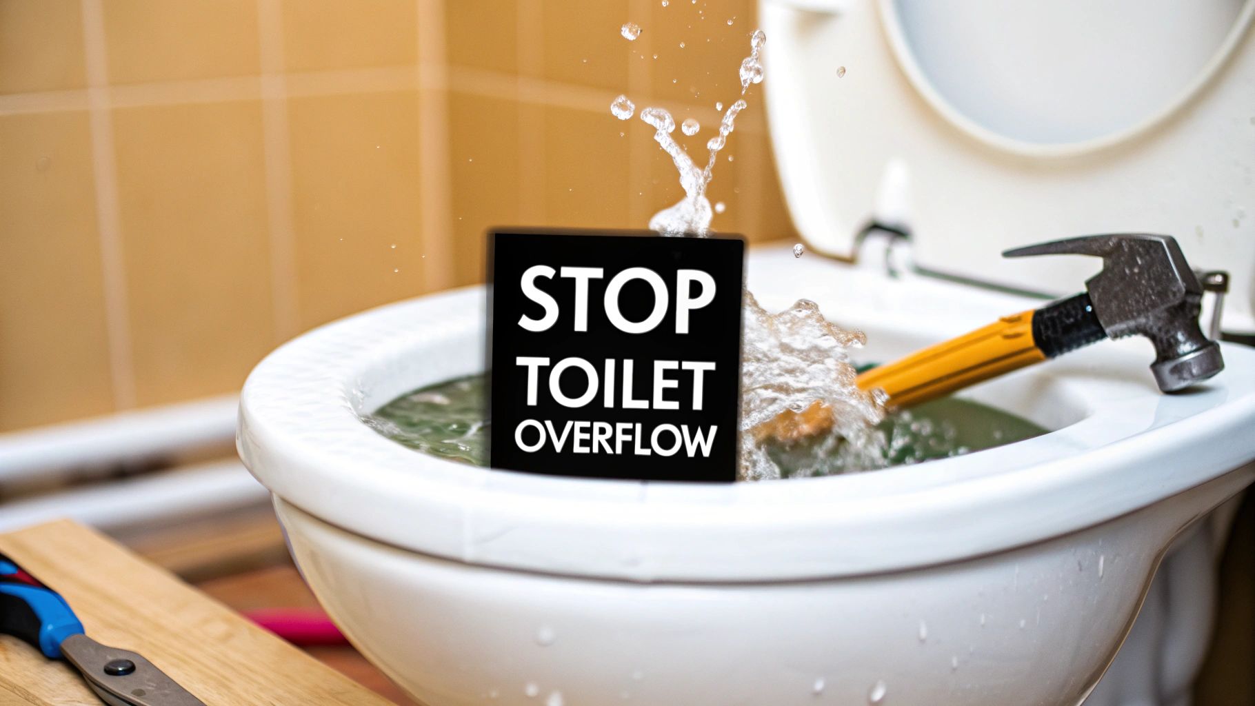 How to Stop Toilet Overflow Fast a UK Homeowner's Guide