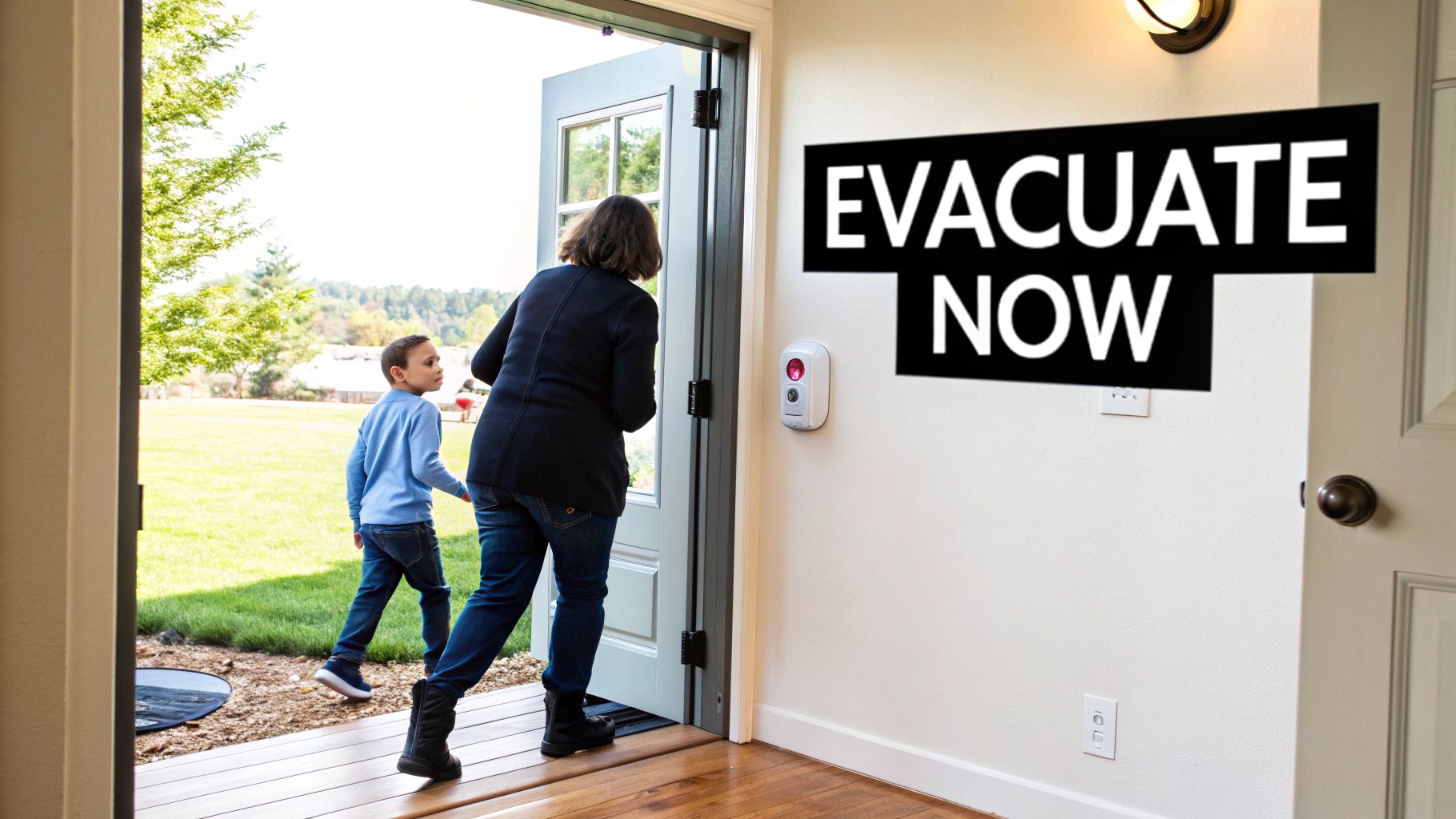 A person experiencing a headache, a key symptom of CO poisoning.