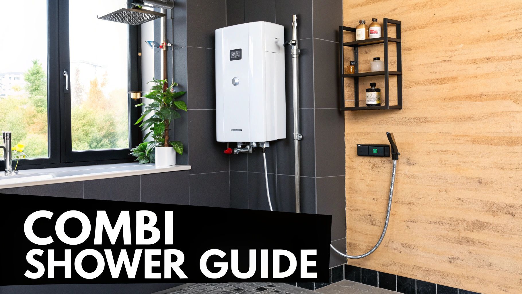 Modern shower head and mixer