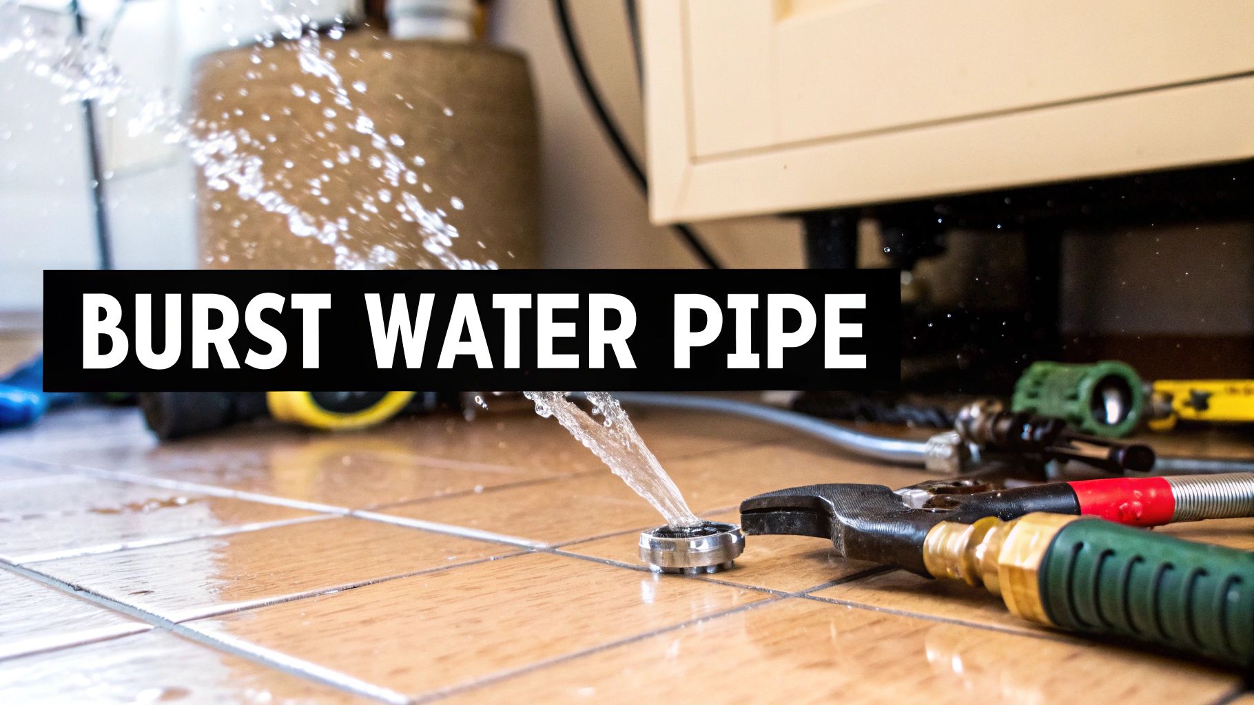 A Homeowner's Guide to a Burst Water Pipe in Eastbourne