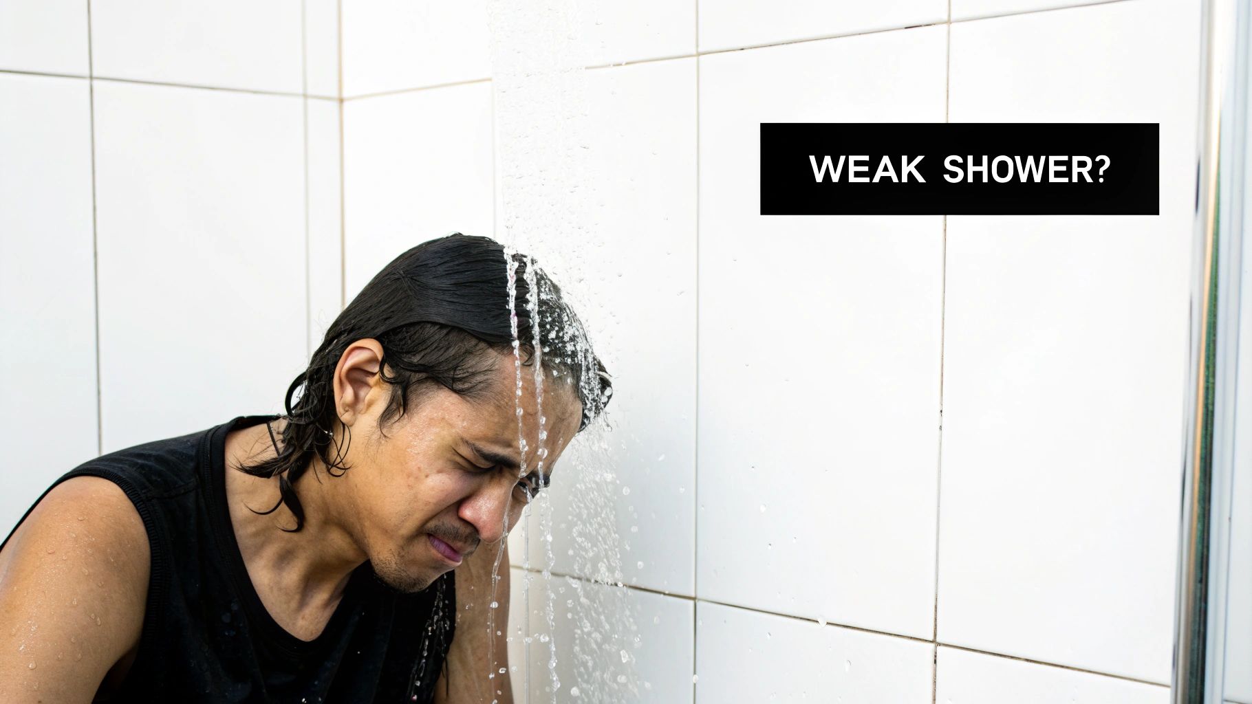 Modern Megaflow hot water cylinder installed in a home.