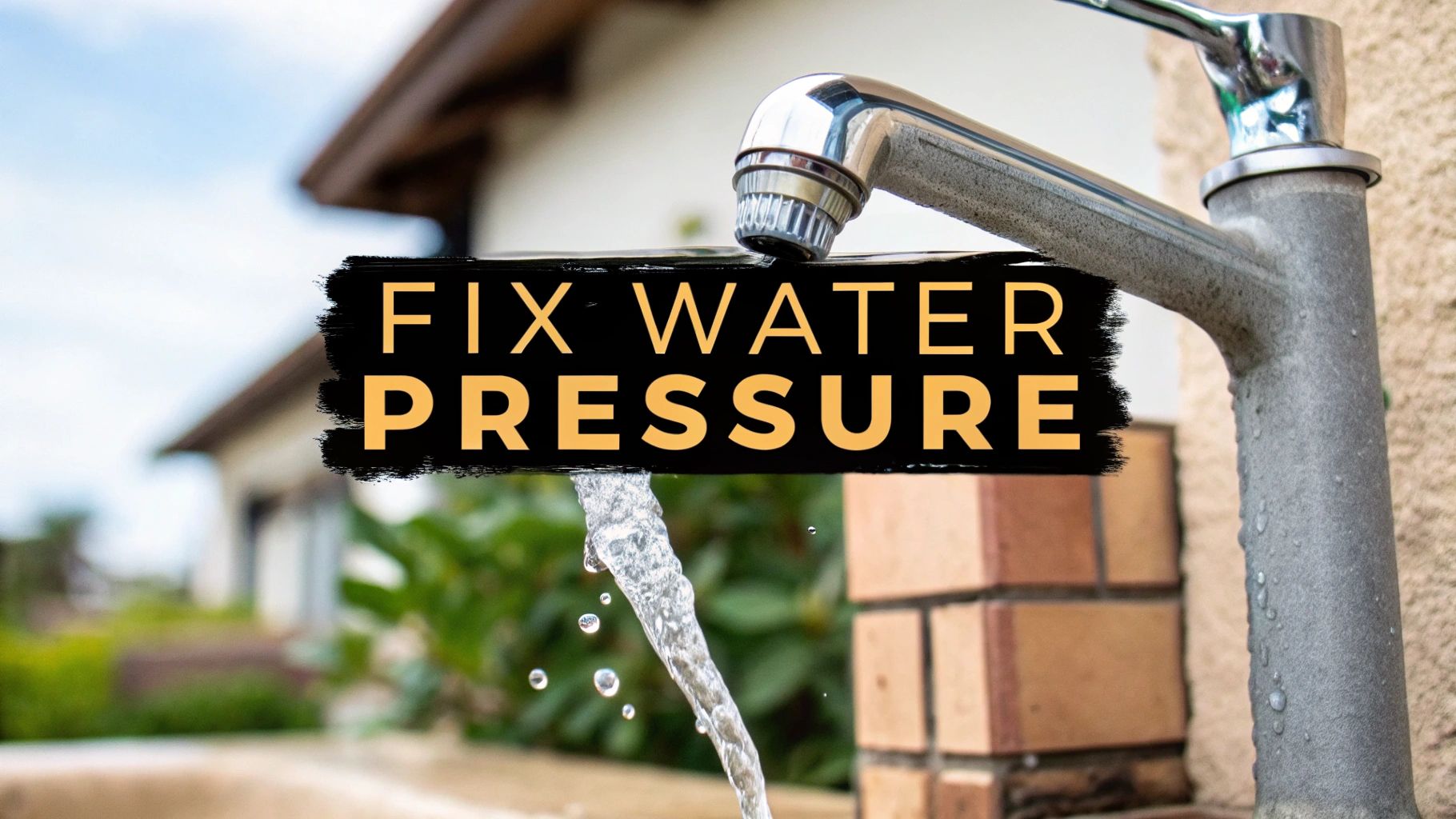 How to Fix Water Pressure: Easy Tips for Your Eastbourne Home
