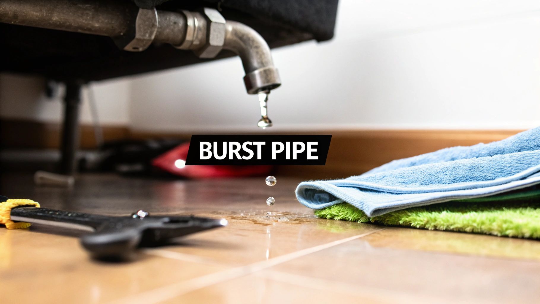 A Homeowner’s Guide to a Pipe Burst in Home