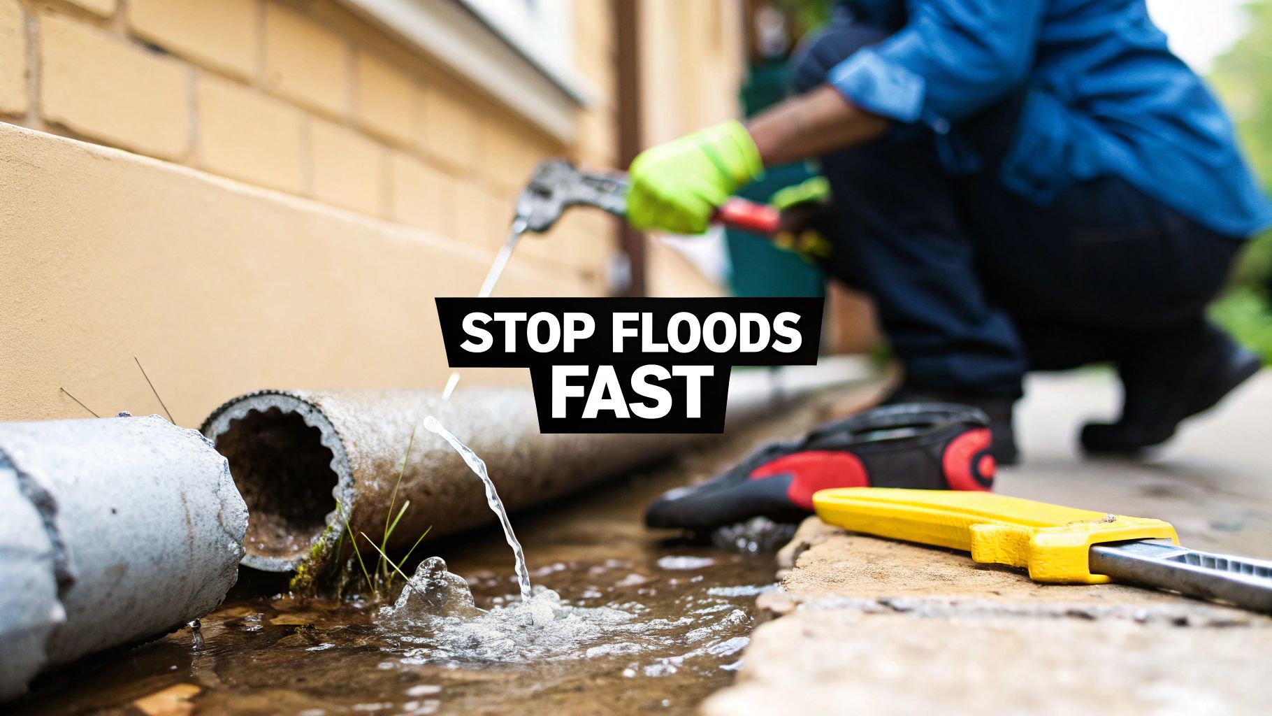 Burst Pipe Repairs That Stop Floods Fast