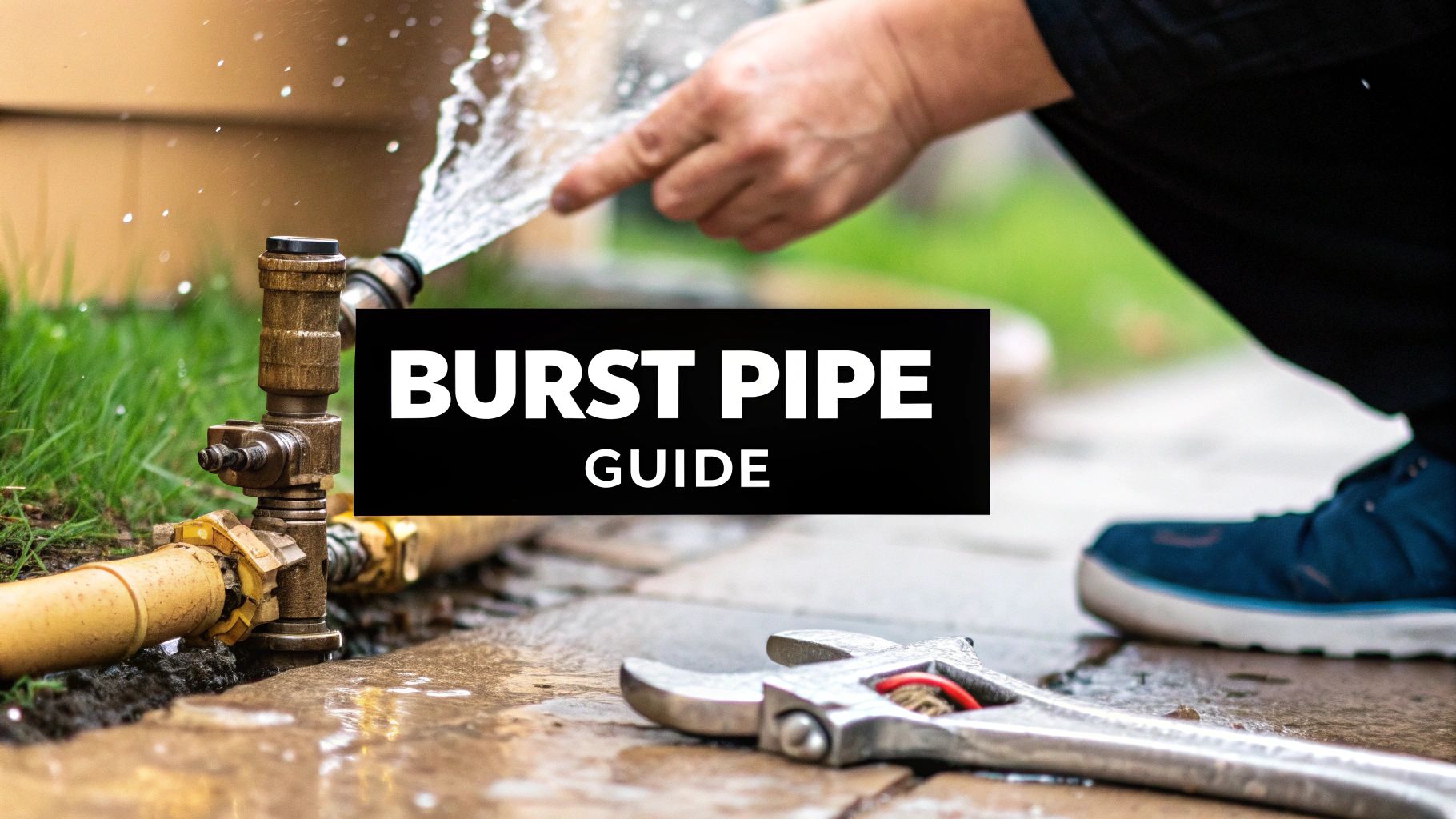A Homeowner's Guide to a Pipe Burst in House