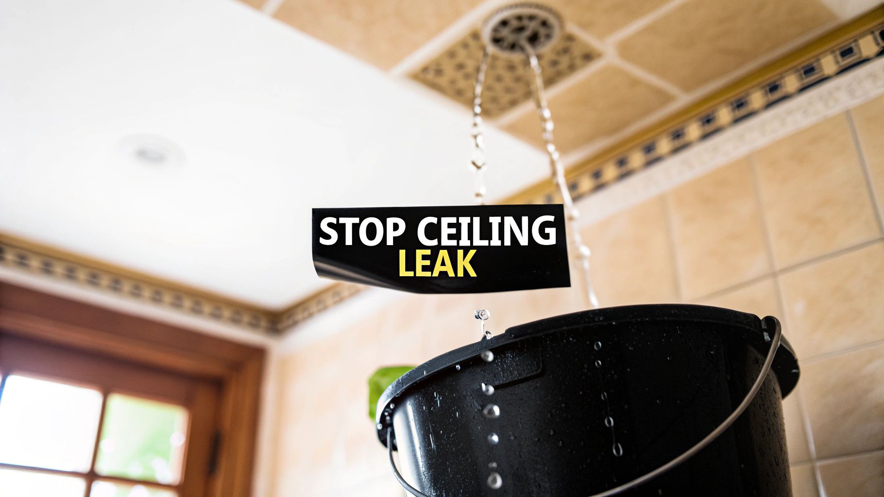 Shower Leaks Through Ceiling? Find Out How to Fix It Today
