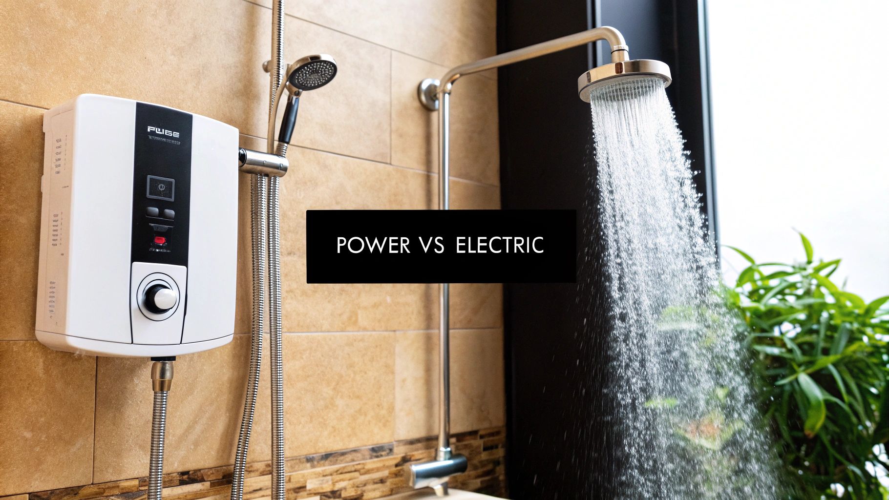 Difference Between Power Shower and Electric Shower Explained