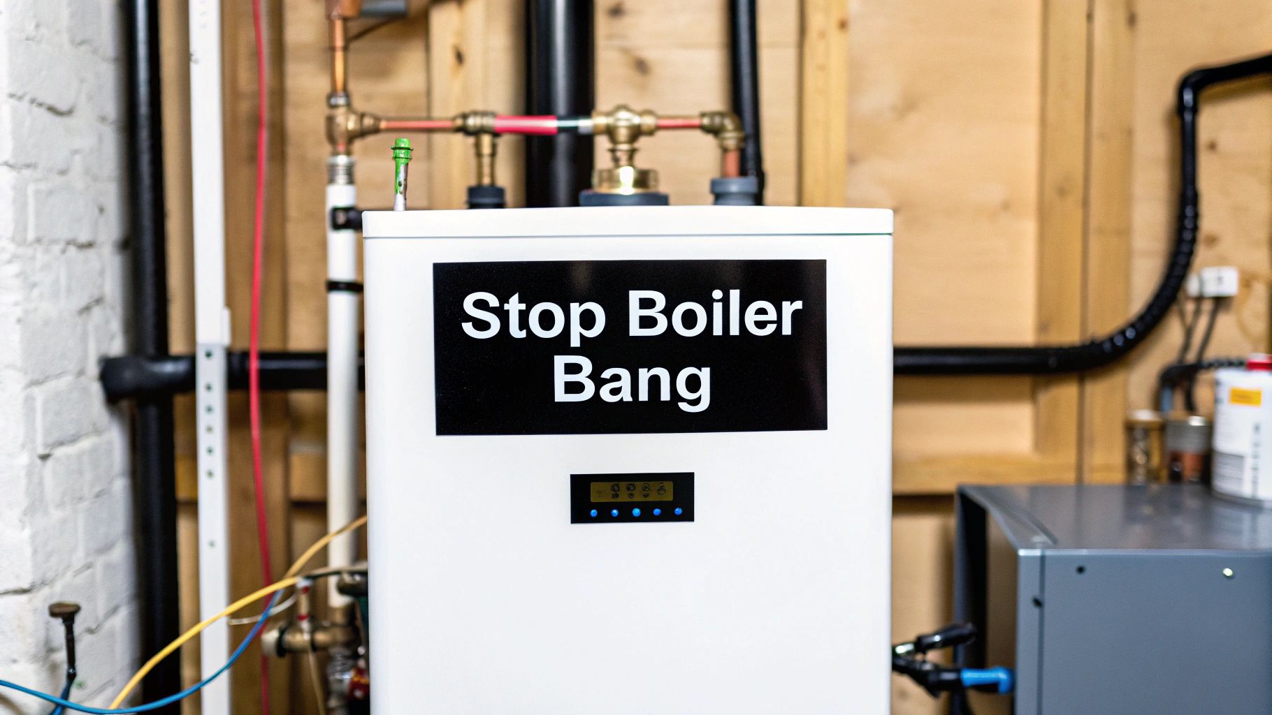 Boiler making loud banging noise: causes and fixes