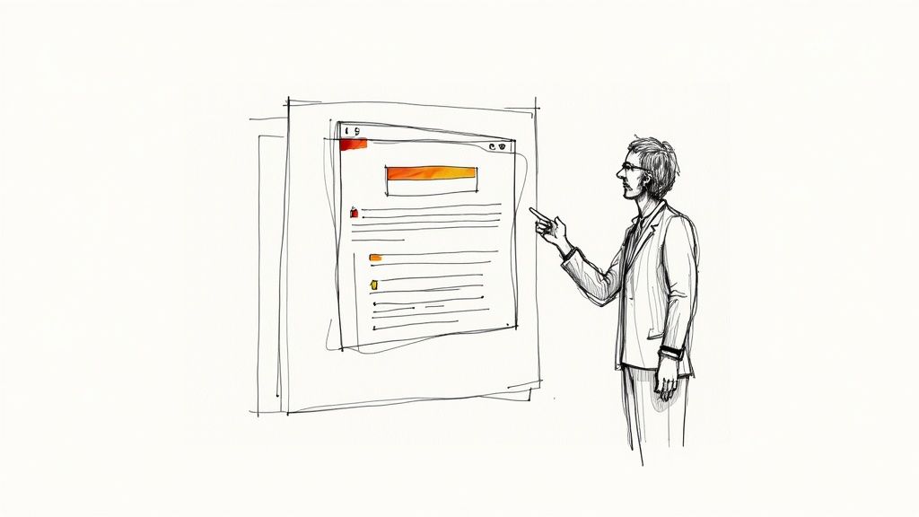 A person at a desk analyzing charts and graphs on a computer screen, representing taking action on data.