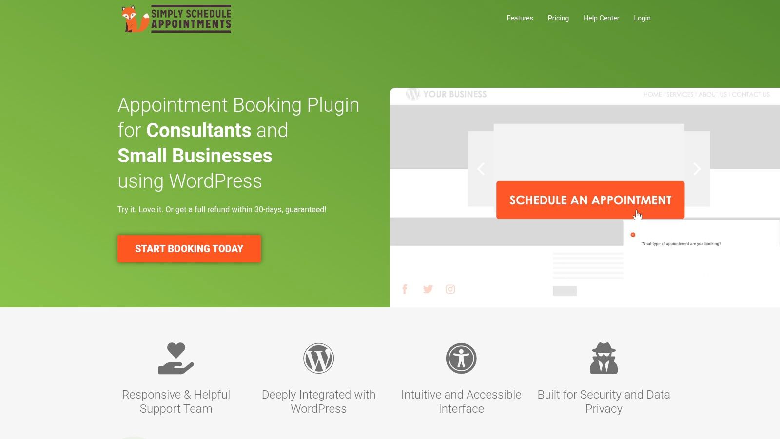 Simply Schedule Appointments