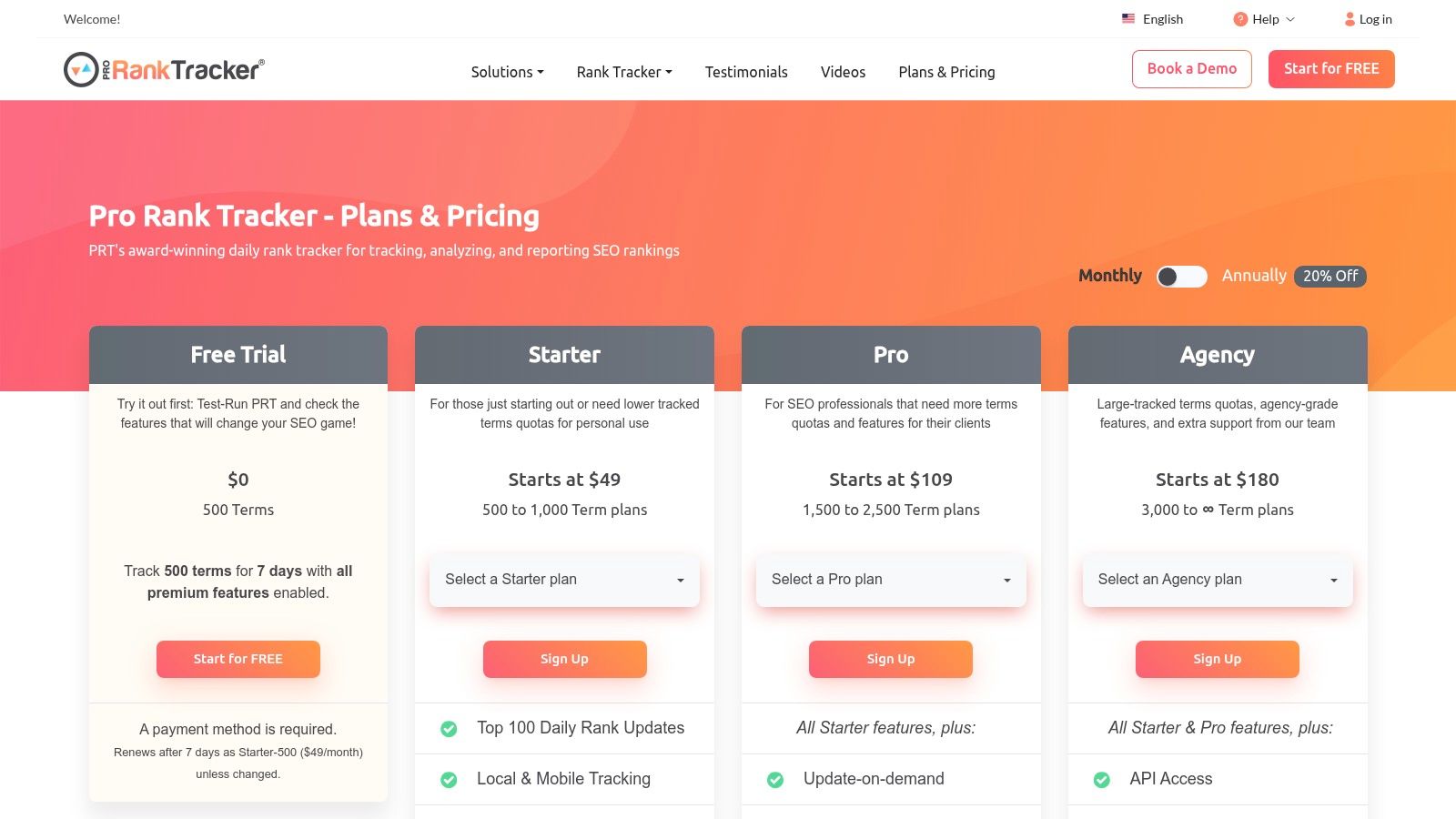 ProRankTracker (PRT)