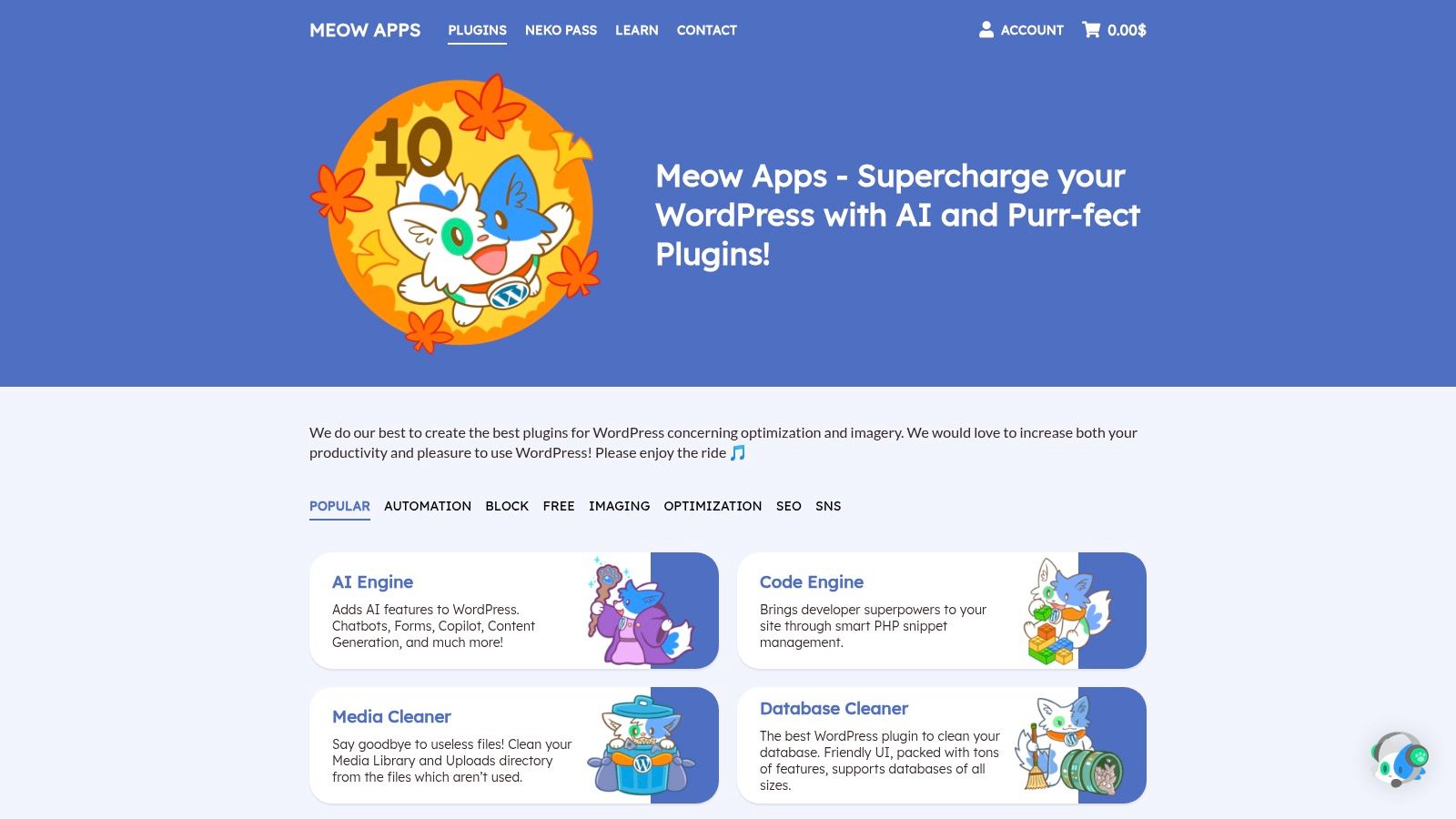 Meow Apps (Meow Gallery, Meow Lightbox, WP/LR Sync)