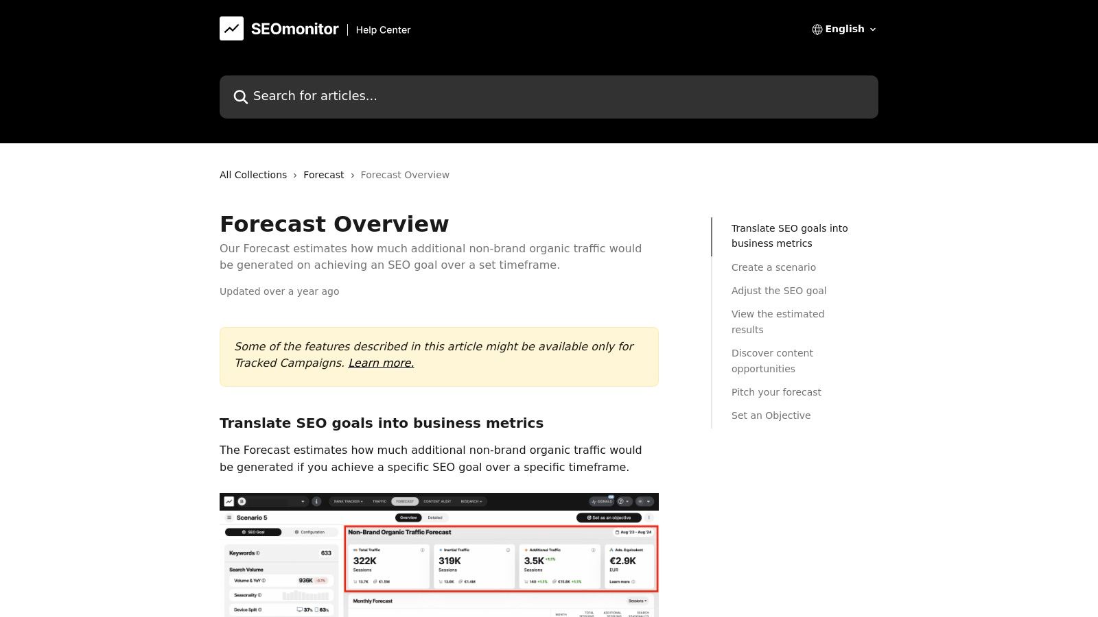 SEOmonitor: The Agency-Grade Forecasting Tool