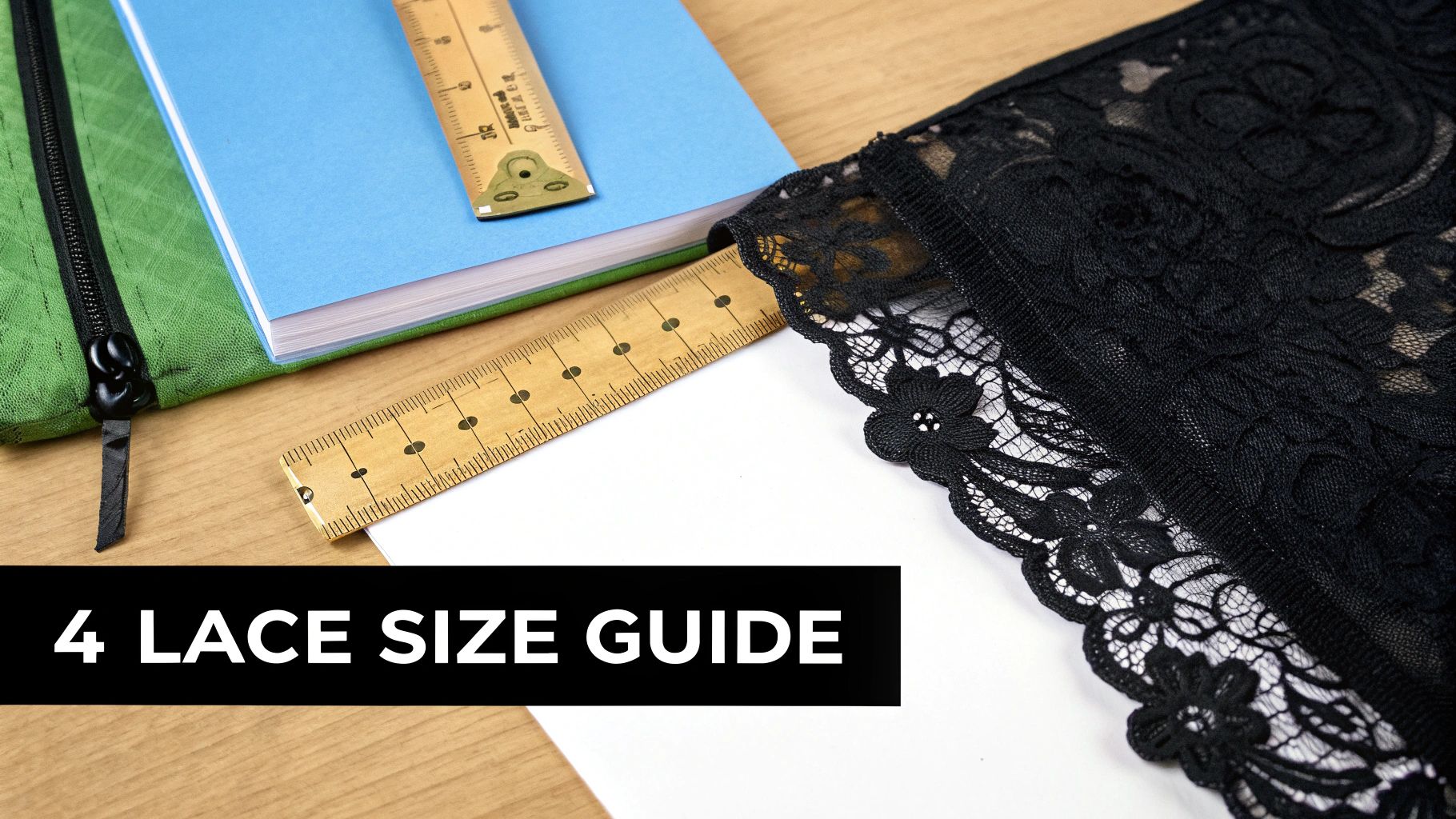 A detailed close-up shot of a lace closure and a lace frontal placed side-by-side on a neutral background, highlighting the size difference.