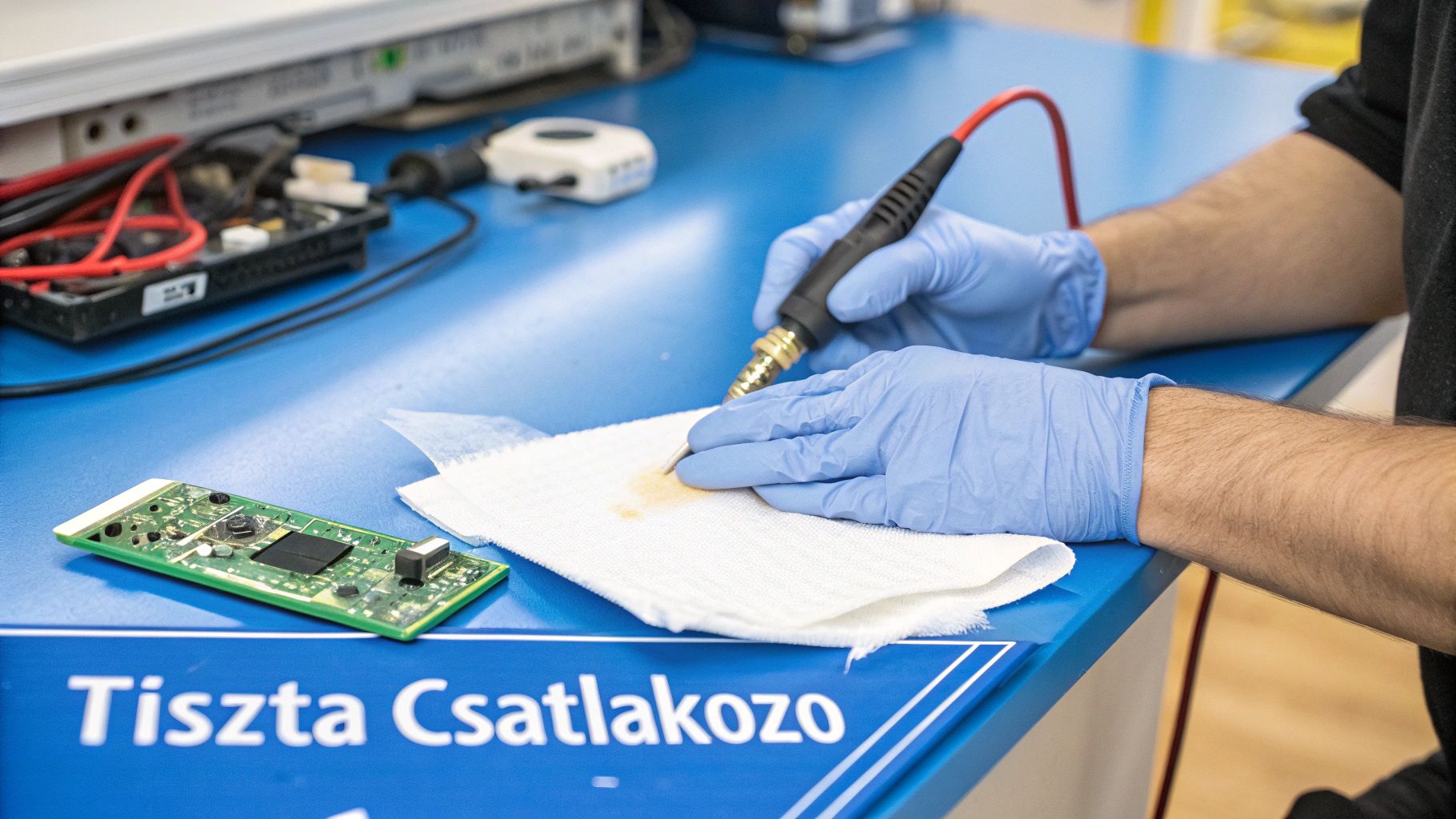 Optikai hálózat karbantartása professzionális eszközökkel