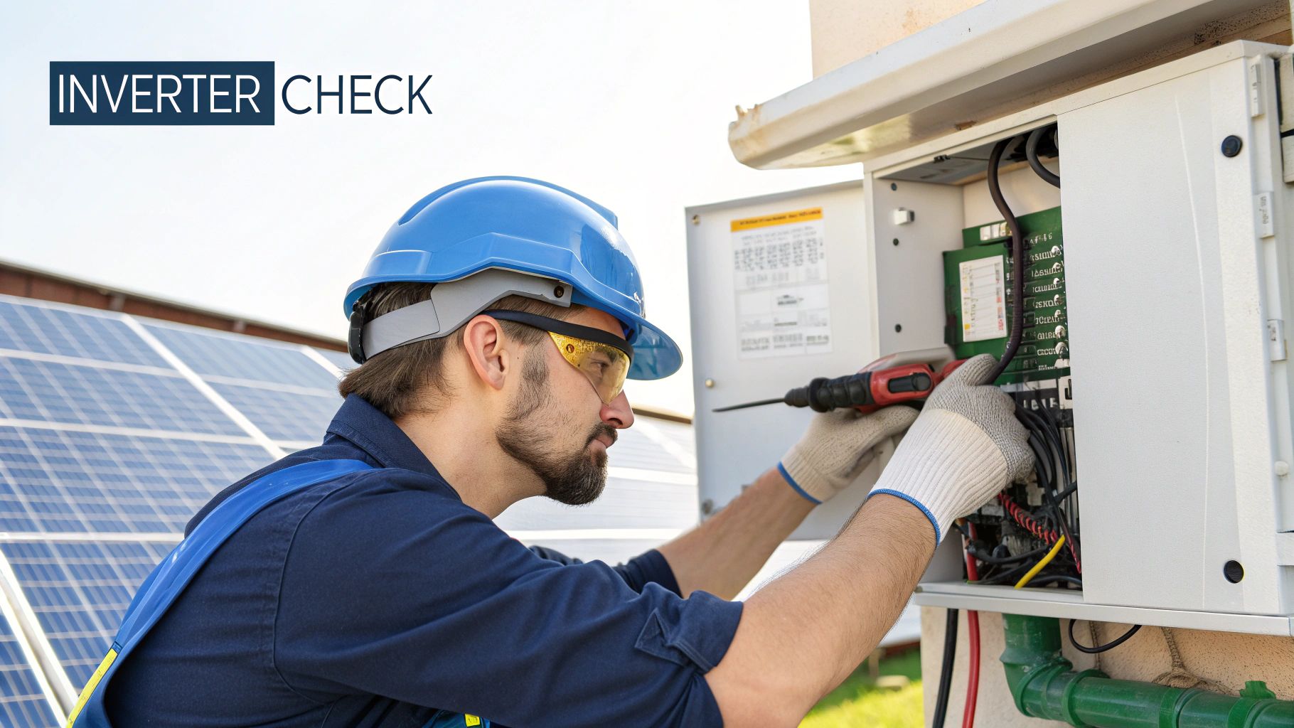 A modern solar battery storage unit mounted on a wall in a clean garage setting