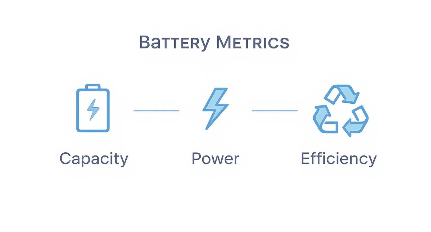Infographic about solar battery comparison australia
