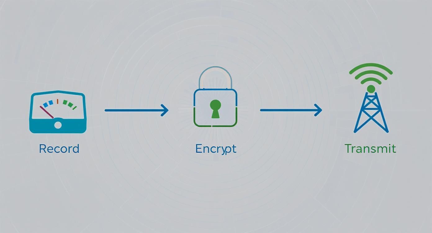 Infographic about what is a smart meter