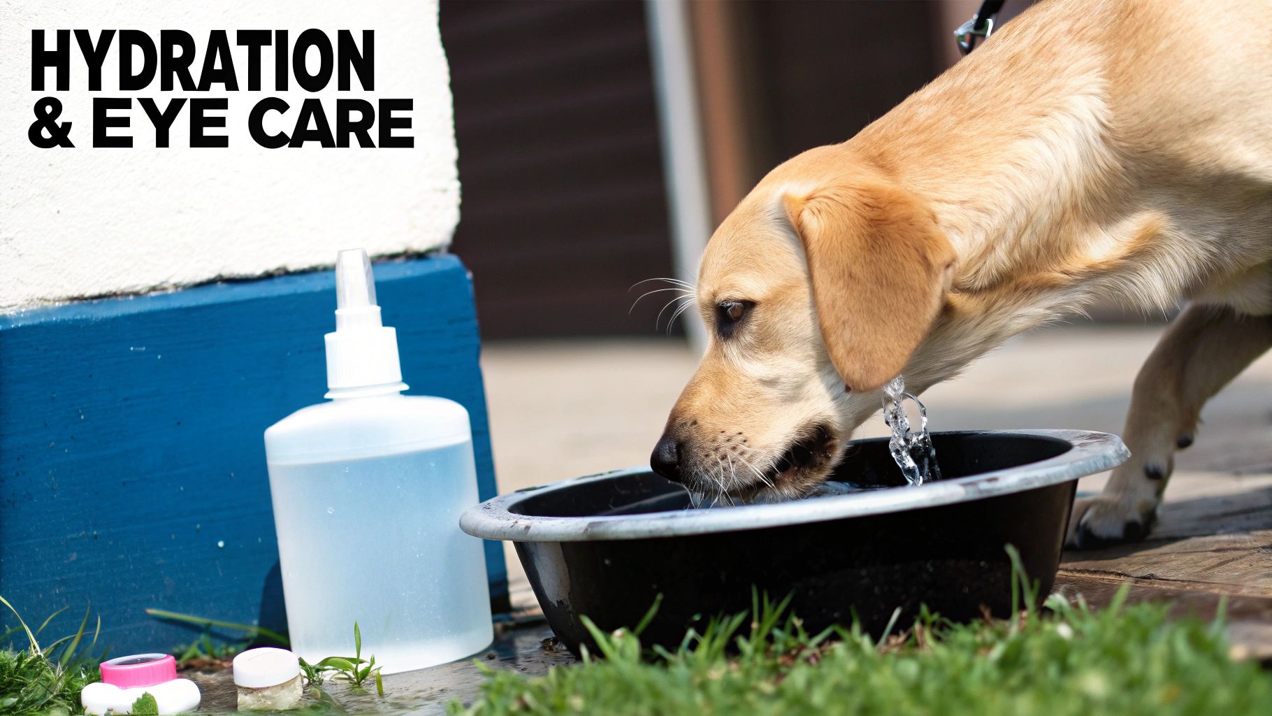 Emergency Pet Hydration and Eye Care Protocol