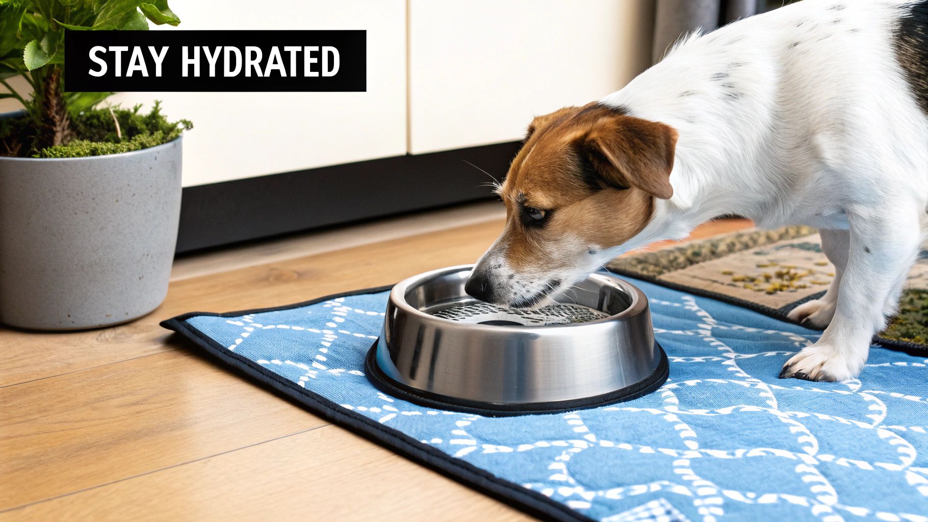 A cat drinking from a water fountain to stay hydrated.