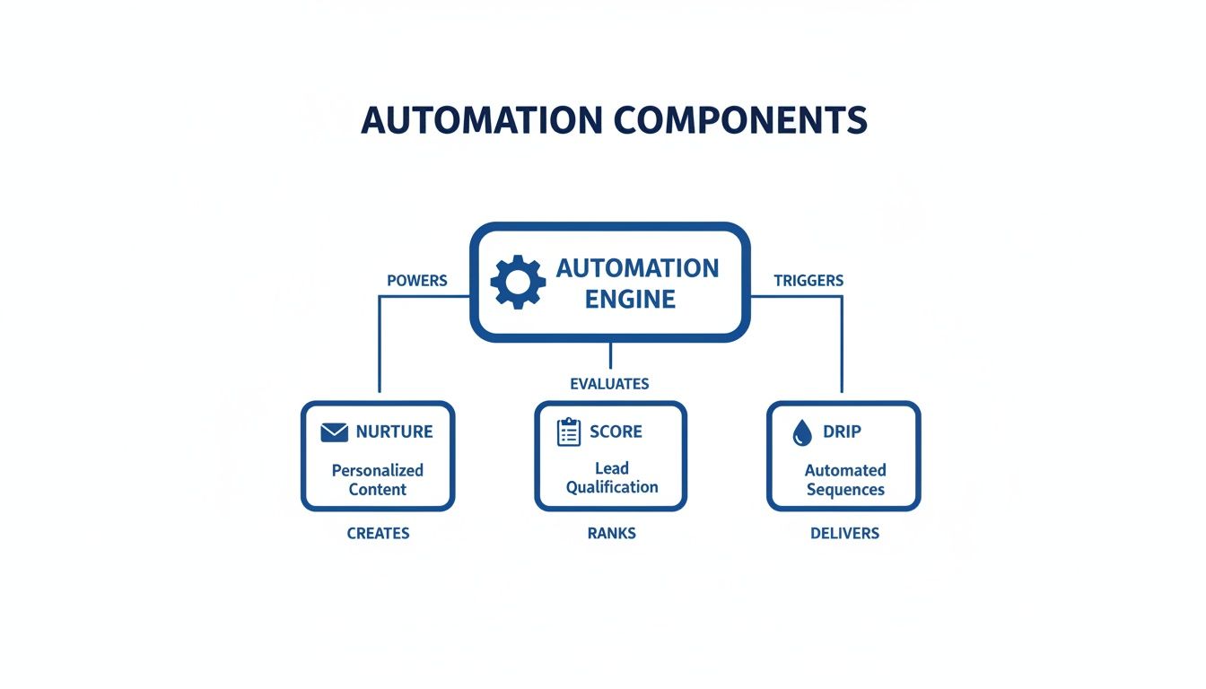 Infographic about b2b marketing automation
