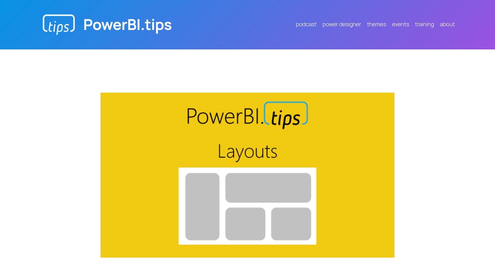 PowerBI.Tips – Store for Layouts, Templates, and Themes