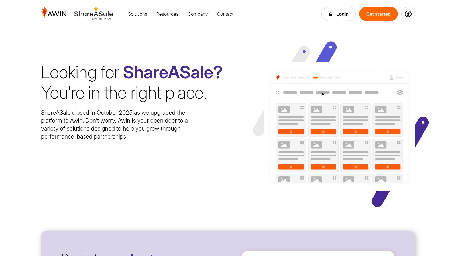 The ShareASale affiliate dashboard, showcasing its user interface for tracking earnings and performance.