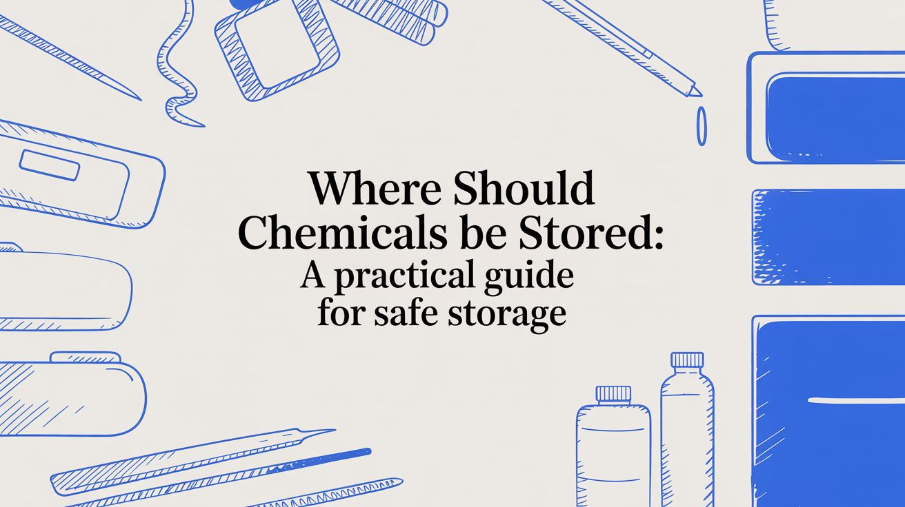Where should chemicals be stored: A Practical Guide for Safe Storage