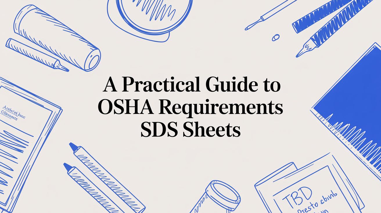 A Practical Guide to osha requirements sds sheets