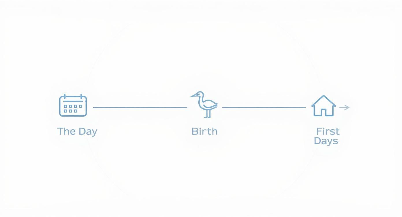 Infographic about what to write in a baby memory book