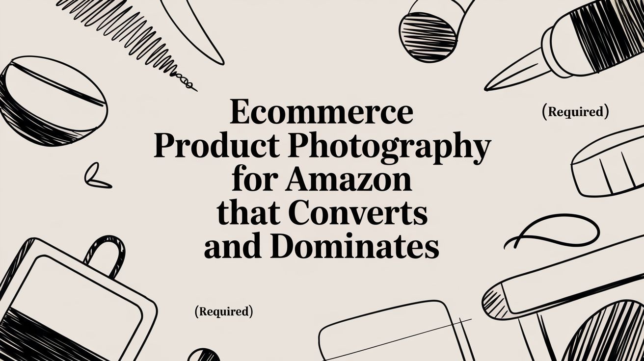 Your Amazon Product Photography is Costing You Money. Here's How to Fix It.