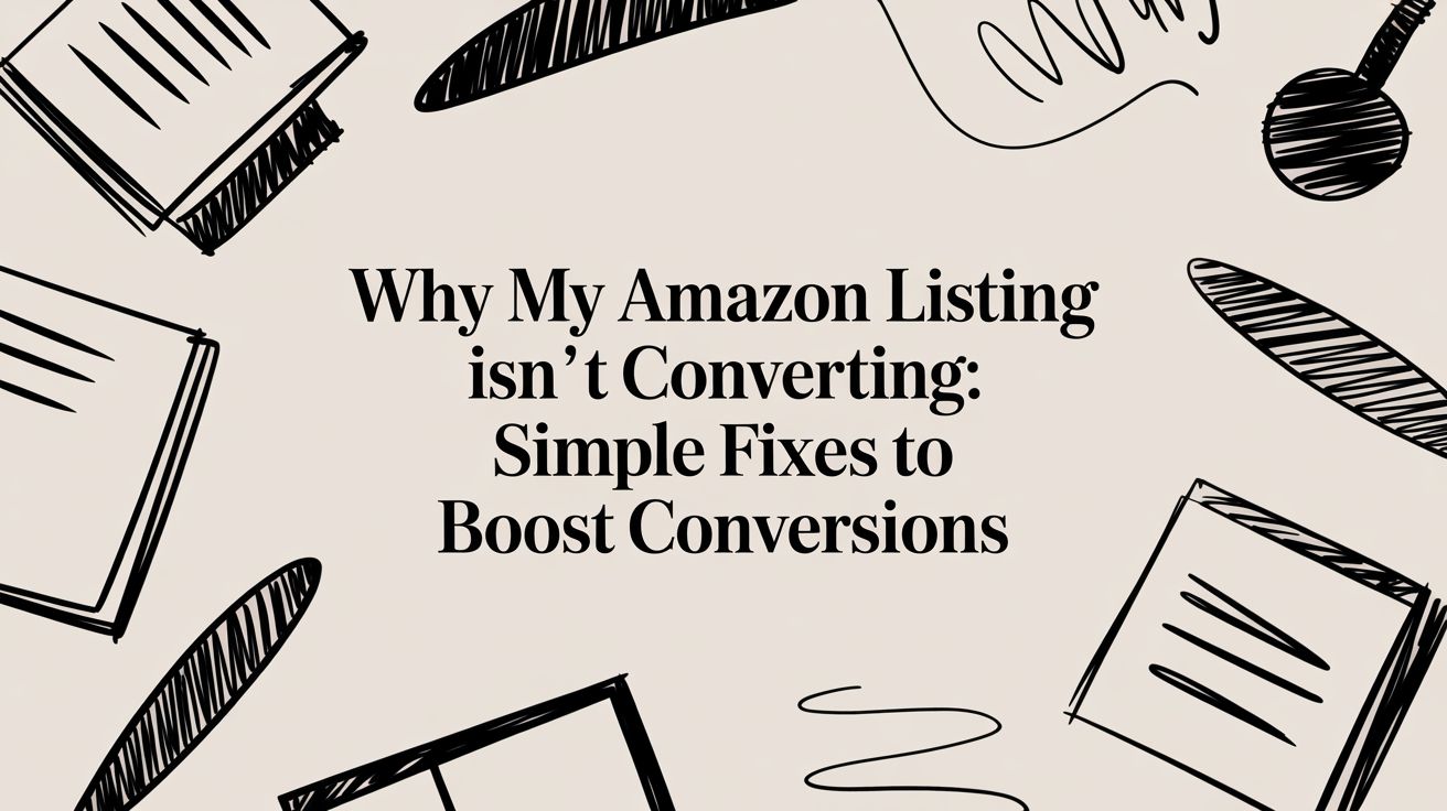 Your Amazon Listing Isn't Converting Because Your Images Are a Liability