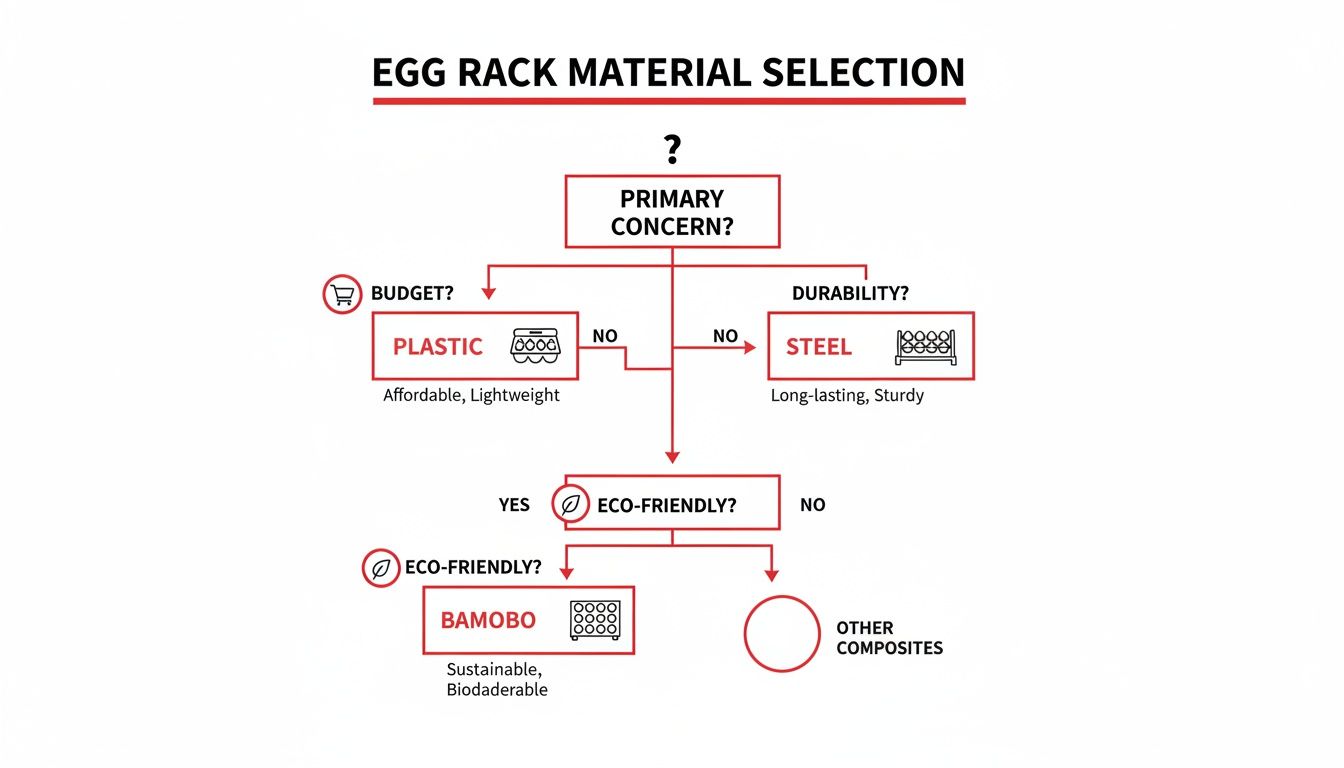 Infographic about egg rack for fridge