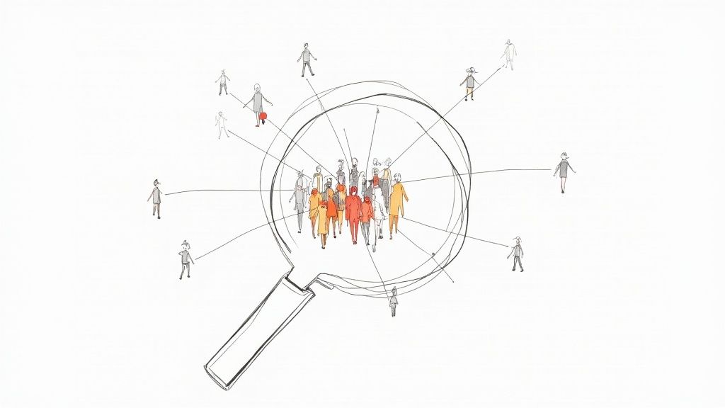 Image of a target with some arrows hitting the bullseye and others missing