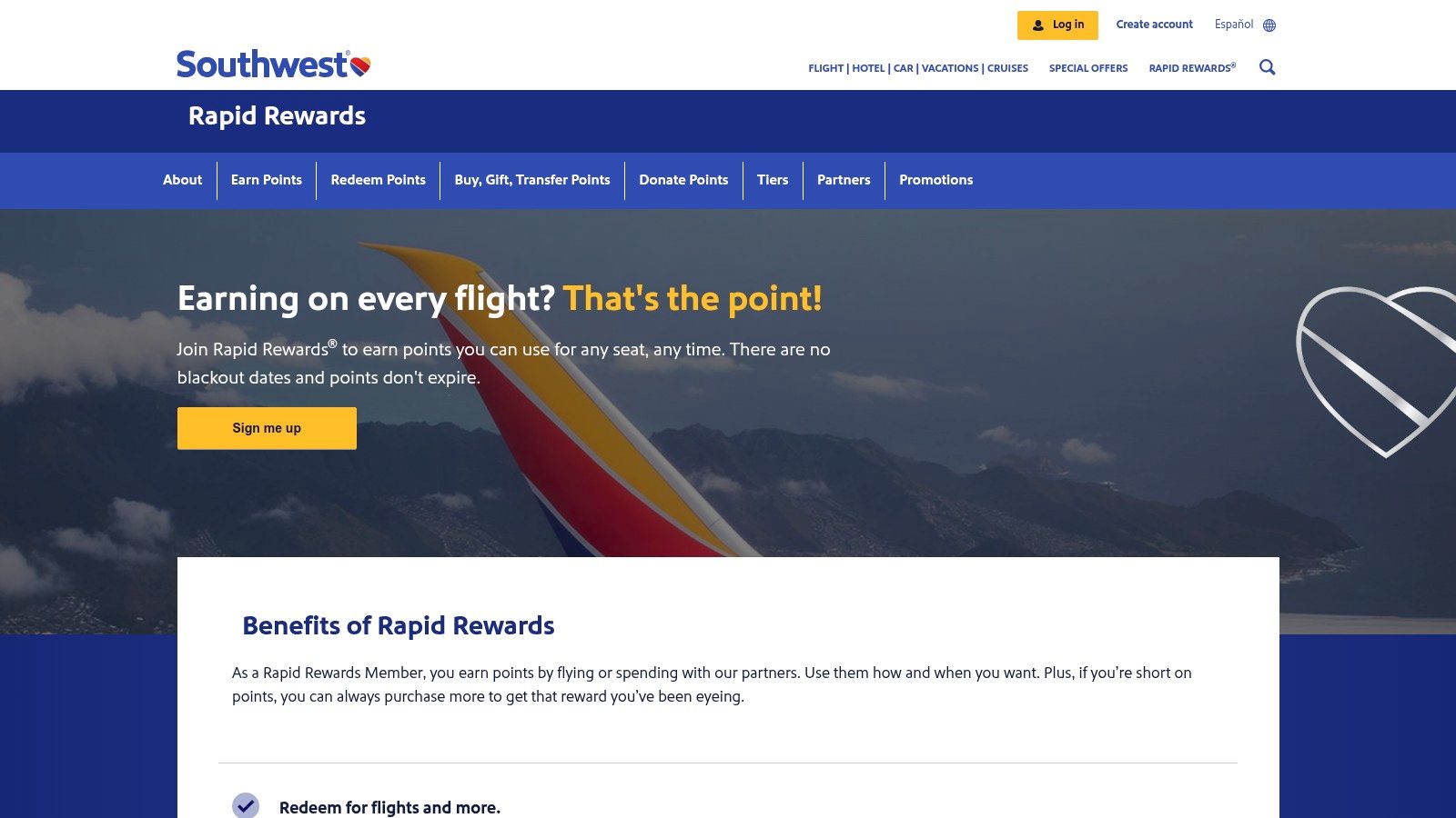 Southwest Rapid Rewards