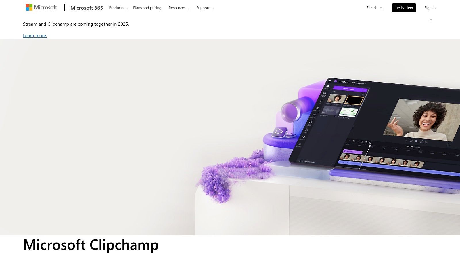 Microsoft Clipchamp