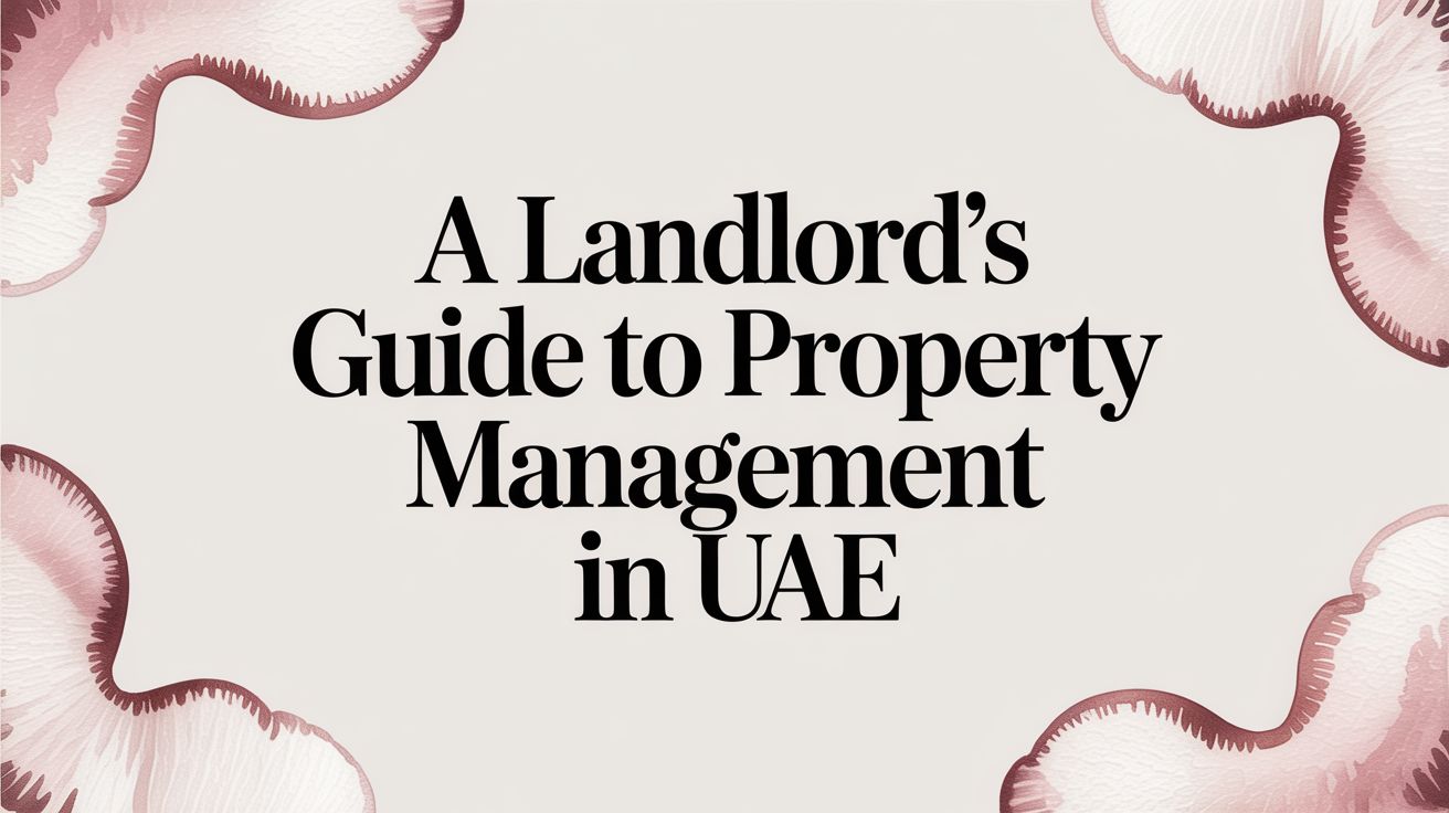 A Landlord's Guide to Property Management in UAE