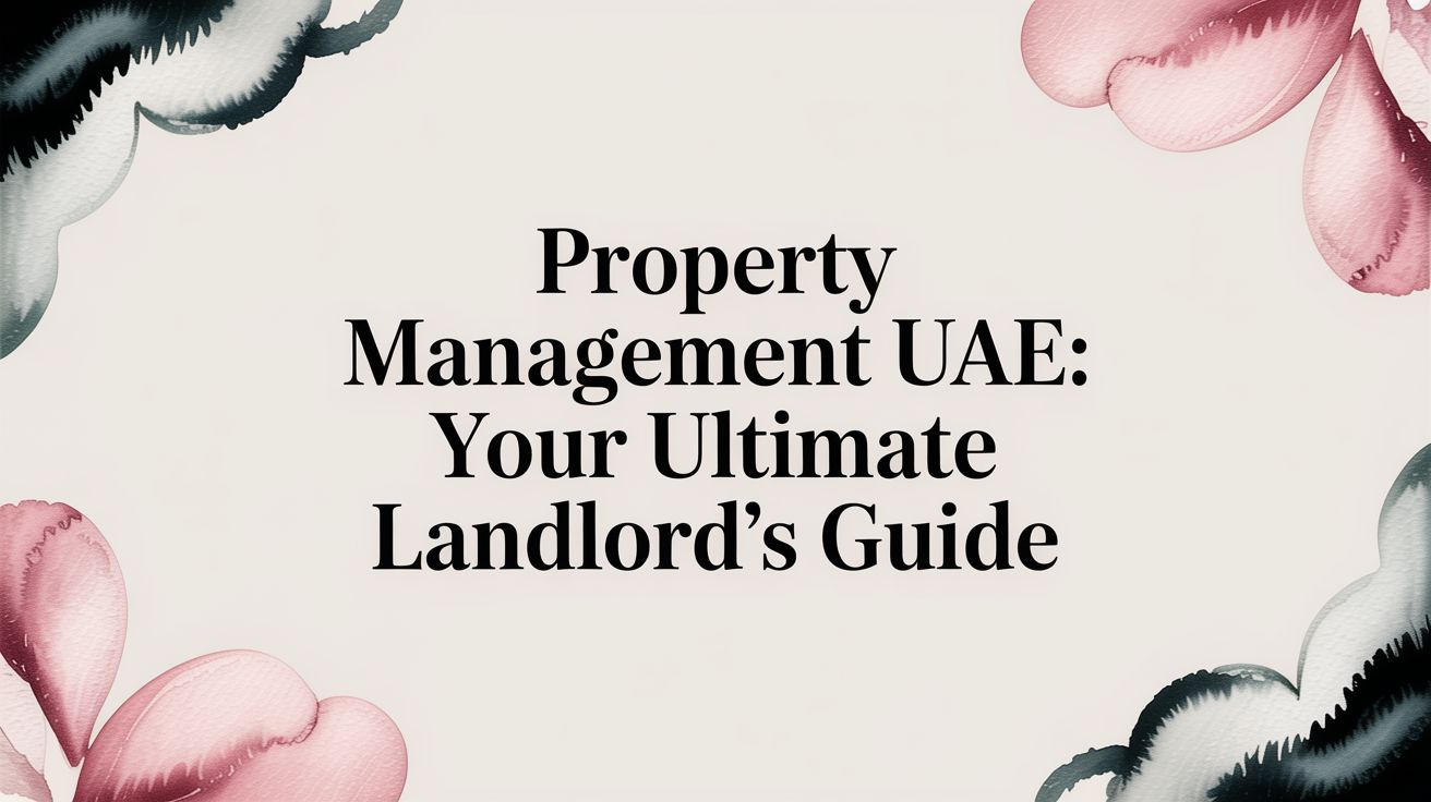 Property Management UAE: Your Ultimate Landlord's Guide