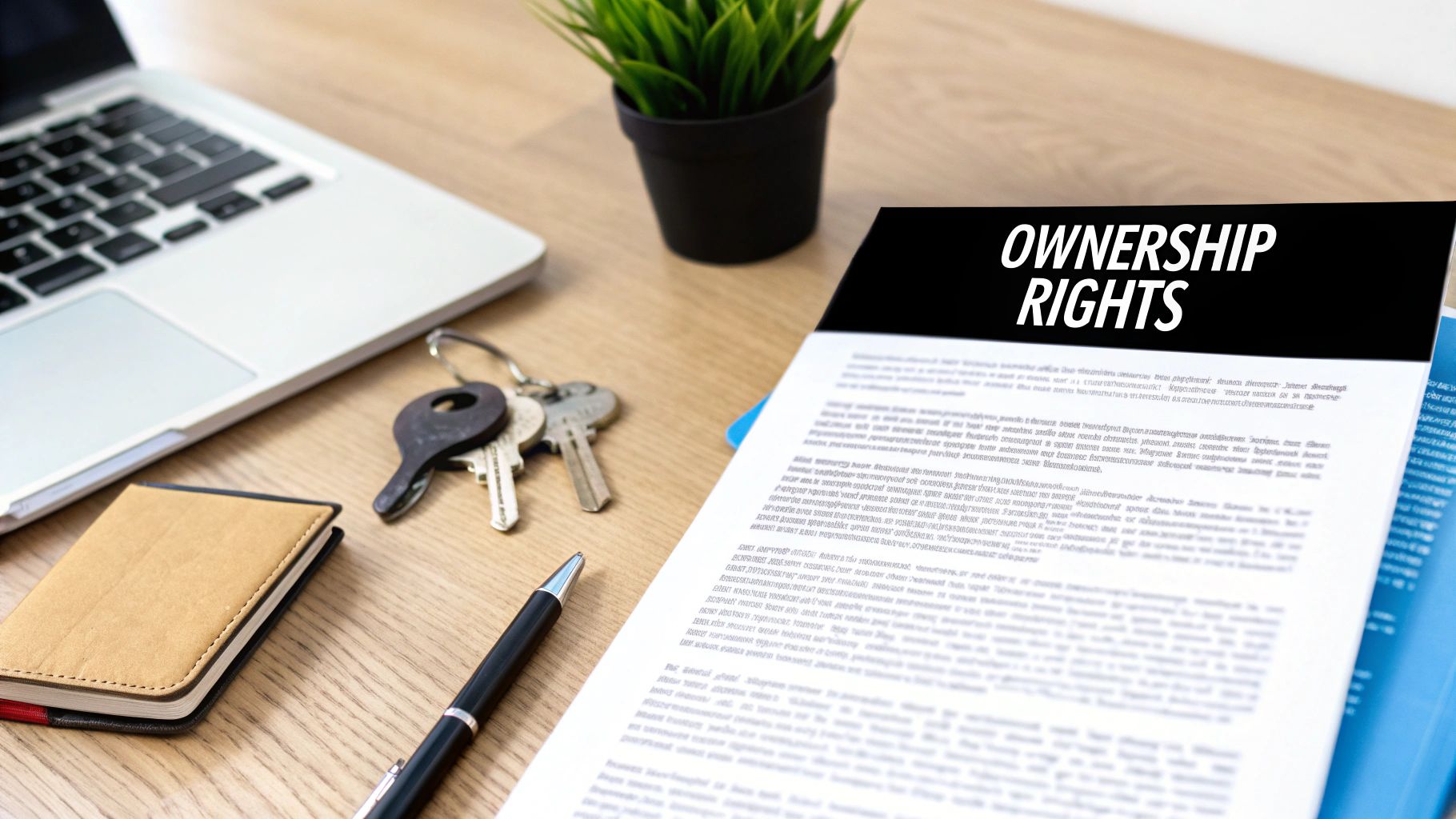 A professional meeting with a real estate agent, showing blueprints and a model of a building.