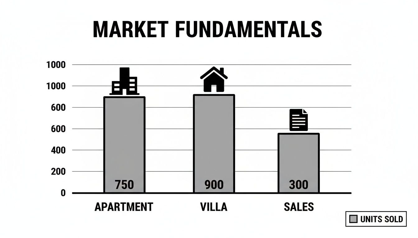 Infographic about abu dhabi real estate