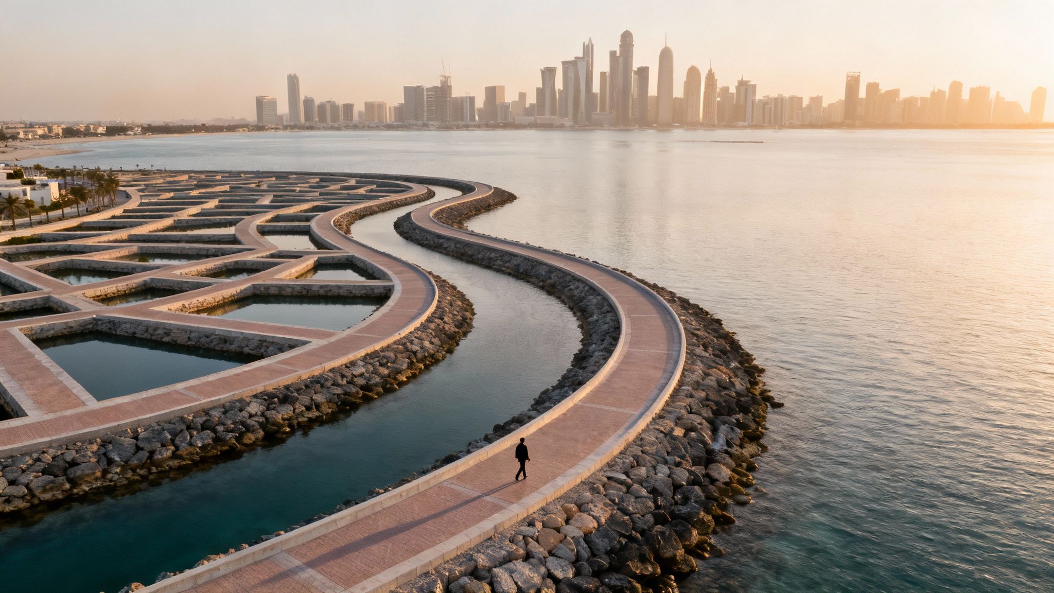 Panoramic view of Abu Dhabi real estate market