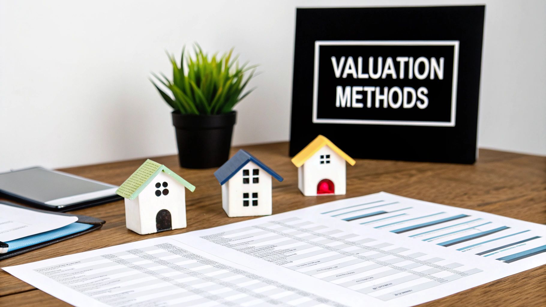 A professional property valuer inspecting a modern building in Dubai