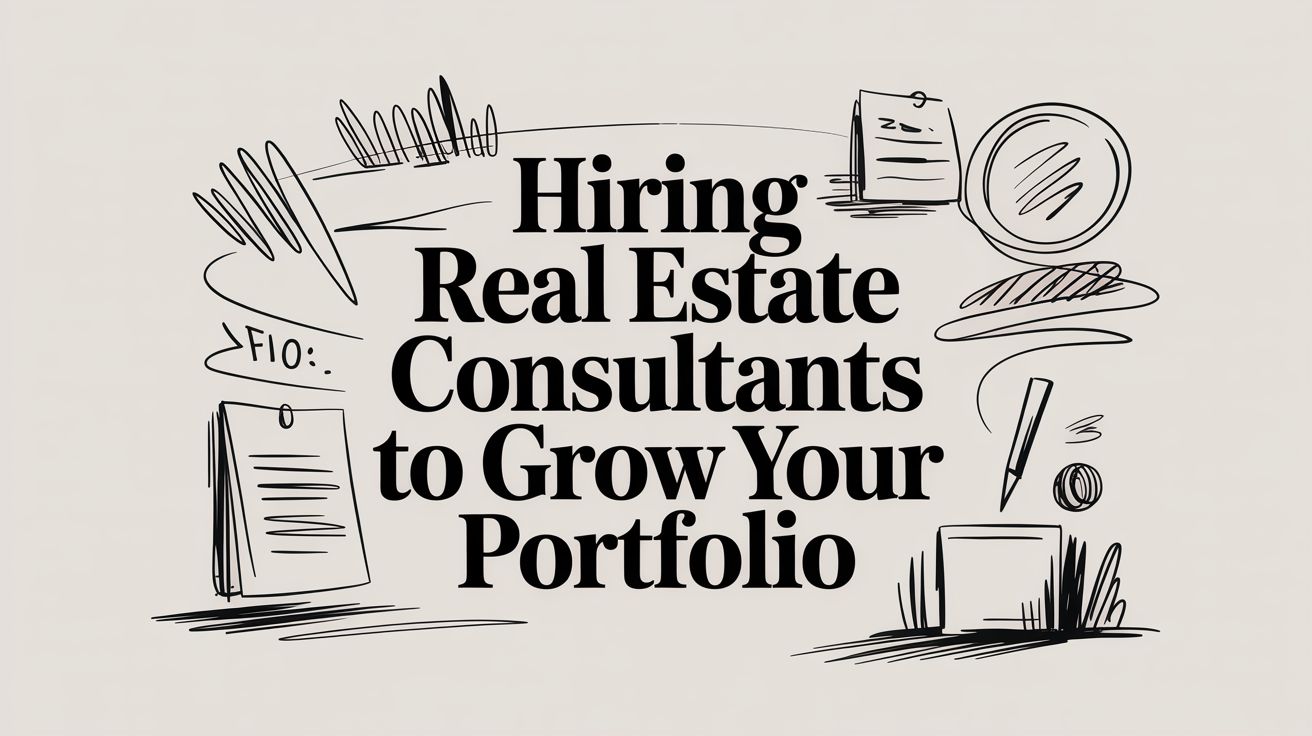 Hiring Real Estate Consultants To Grow Your Portfolio